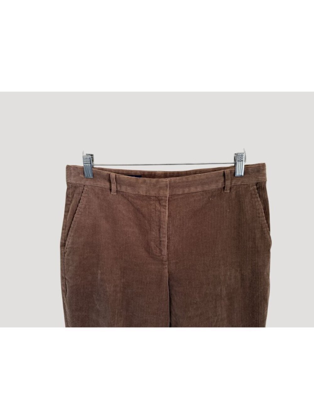 Brooks Brothers Brown Corduroy Pants Womens Size 10 Straight Leg Cotton Blend - Picture 3 of 8